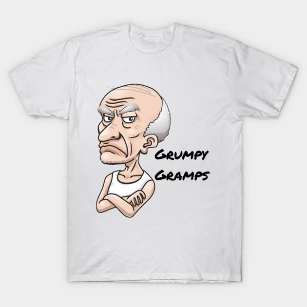 Grumpy gramps T-Shirt by Comic Dzyns